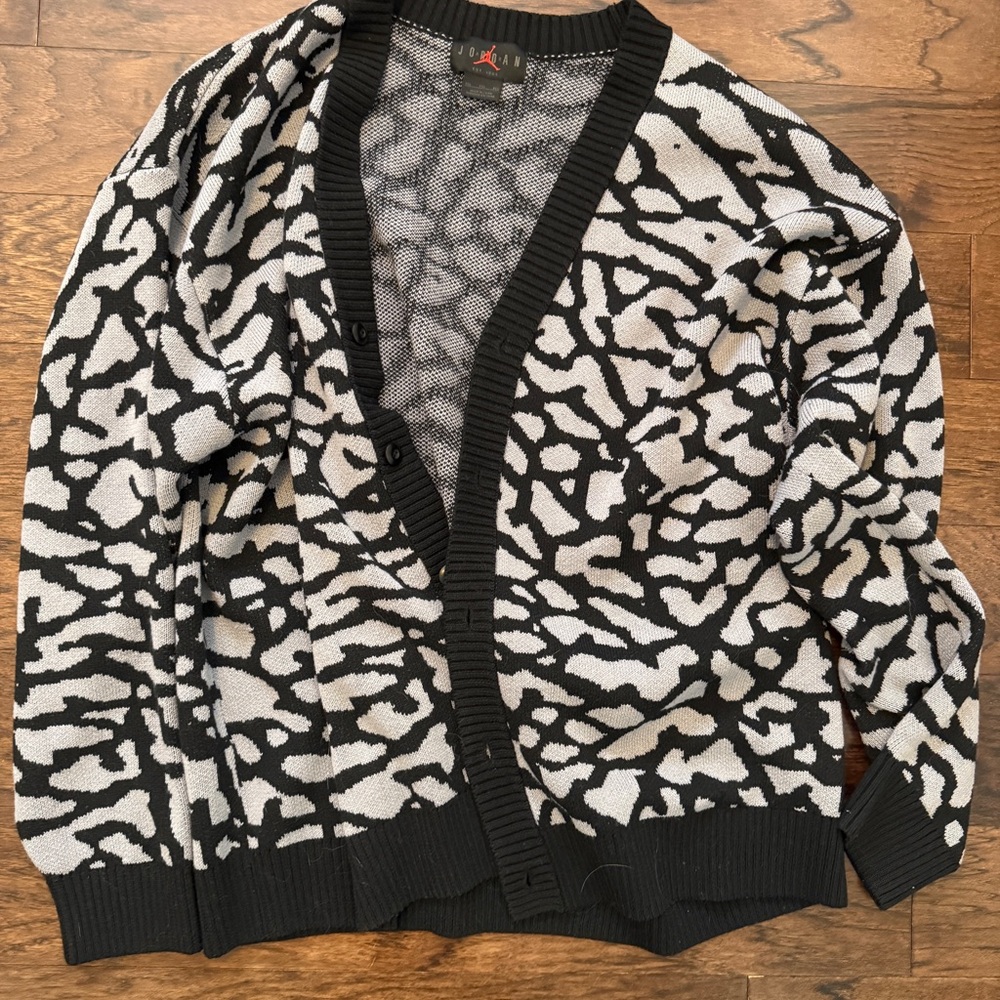Jordan Elephant Print Cardigan